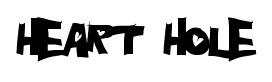 Heart Hole font